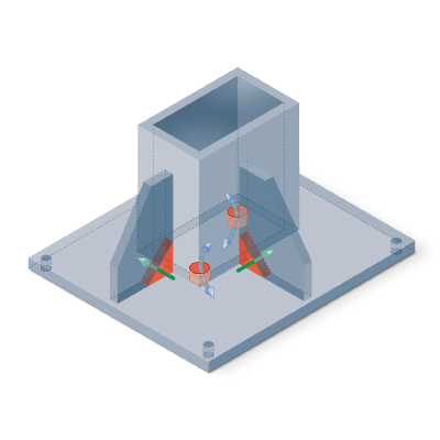 the coatinc company processes galvanizing the coatinc company base plate area